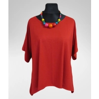 Tunika Anette z wydłużonymi bokami - dla puszystej